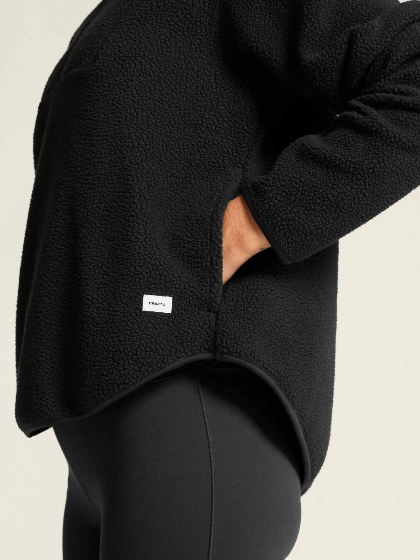 Craft Sportswear Mellanlager & Fleece|Mellanlager^Join Pile Fleece HZ W Black