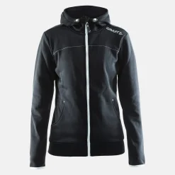 Craft Sportswear Hoodies & Sweatshirts^Leisure Full Zip Hood W Black