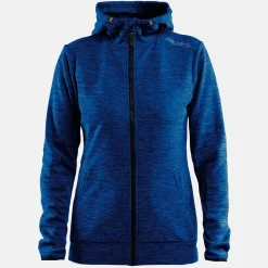 Craft Sportswear Hoodies & Sweatshirts^Leisure Full Zip Hood W Deep Melange