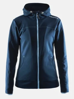 Craft Sportswear Hoodies & Sweatshirts^Leisure Full Zip Hood W Dk Navy