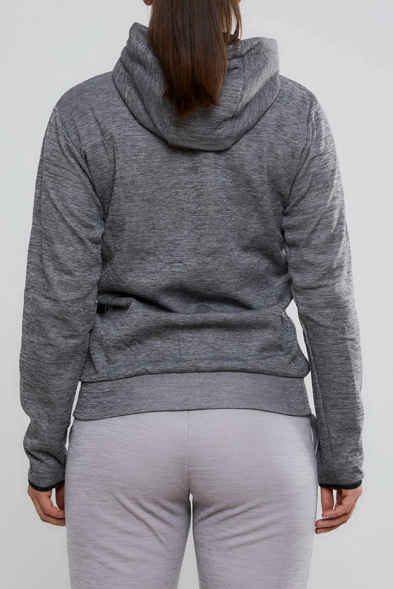 Craft Sportswear Hoodies & Sweatshirts^Leisure Full Zip Hood W Darkgrey melange