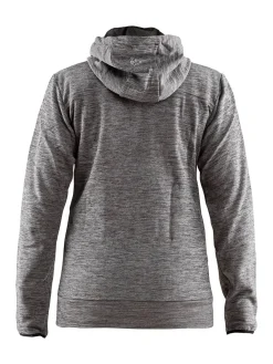 Craft Sportswear Hoodies & Sweatshirts^Leisure Full Zip Hood W Darkgrey melange