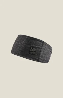 Craft Sportswear Kepsar & Mössor|Längdskidor^Microfleece shaped headband Black Melange