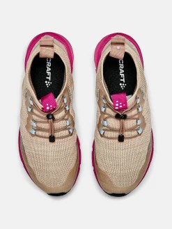 Craft Sportswear Promenadskor^Nordic Fuseknit Mid W Ecru- Roxo