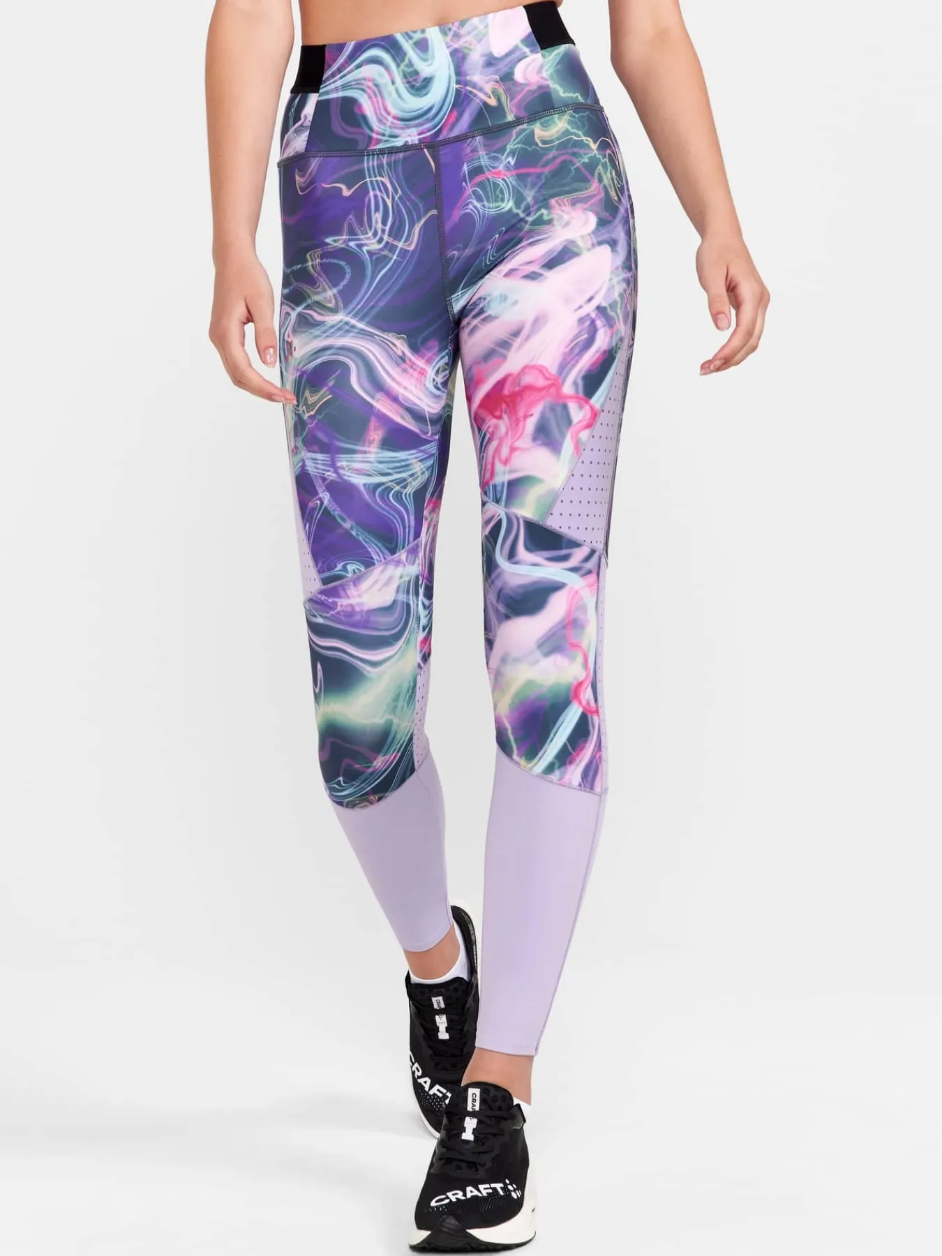 Craft Sportswear Tights|Träning^PRO CHARGE Blocked Tights W Lavender-Print