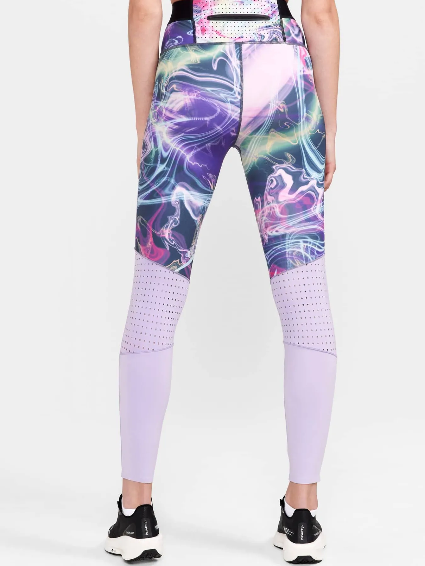Craft Sportswear Tights|Träning^PRO CHARGE Blocked Tights W Lavender-Print