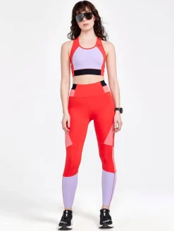 Craft Sportswear Tights|Träning^PRO CHARGE Blocked Tights W Reddish-Lavender