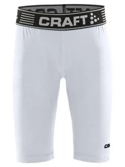 Craft Sportswear Tights|Shorts^Pro Control Compression Short Tights Jr White