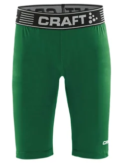 Craft Sportswear Tights|Shorts^Pro Control Compression Short Tights Jr Team Green