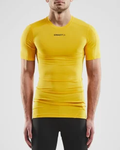Craft Sportswear Padel|Teamwear^Pro Control Compression Tee Sweden Yellow