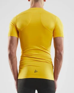 Craft Sportswear Padel|Teamwear^Pro Control Compression Tee Sweden Yellow