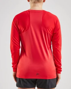 Craft Sportswear Padel|Teamwear^PRO Control Impact Ls Tee W Bright Red/Black