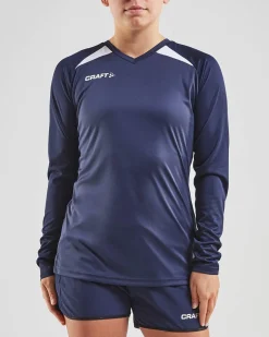 Craft Sportswear Padel|Teamwear^PRO Control Impact Ls Tee W Navy/White