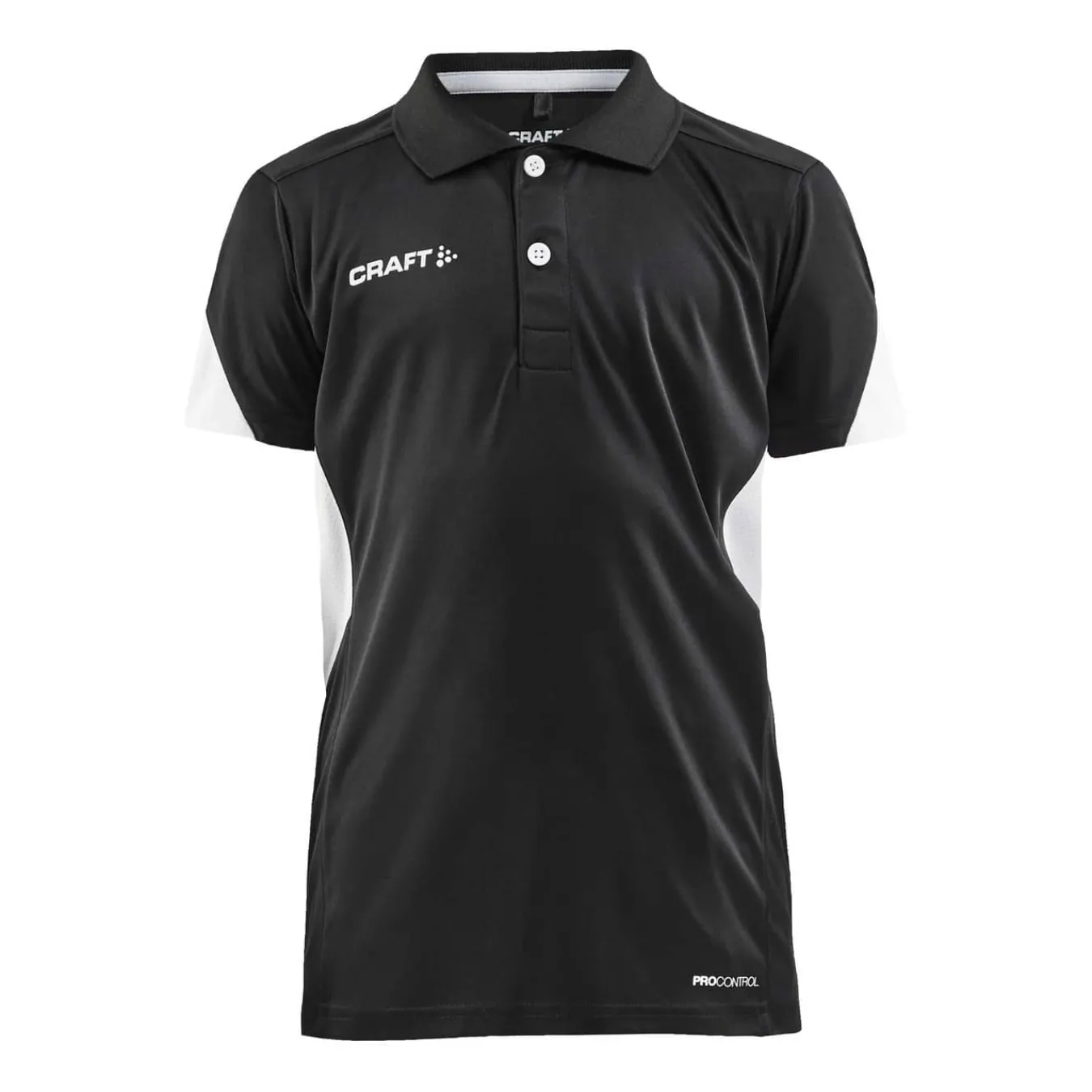 Craft Sportswear T-Shirt^PRO Control Impact Polo Jr Black/White