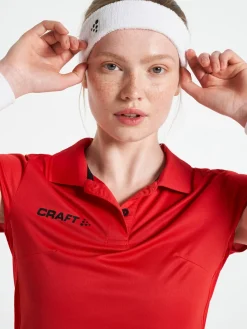 Craft Sportswear Padel|Teamwear^PRO Control Impact Polo W Bright Red/Black