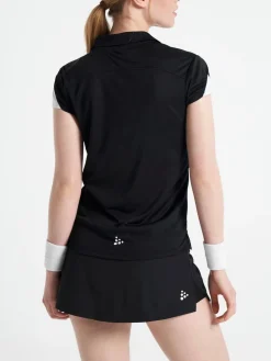 Craft Sportswear Padel|Teamwear^PRO Control Impact Polo W Black-White
