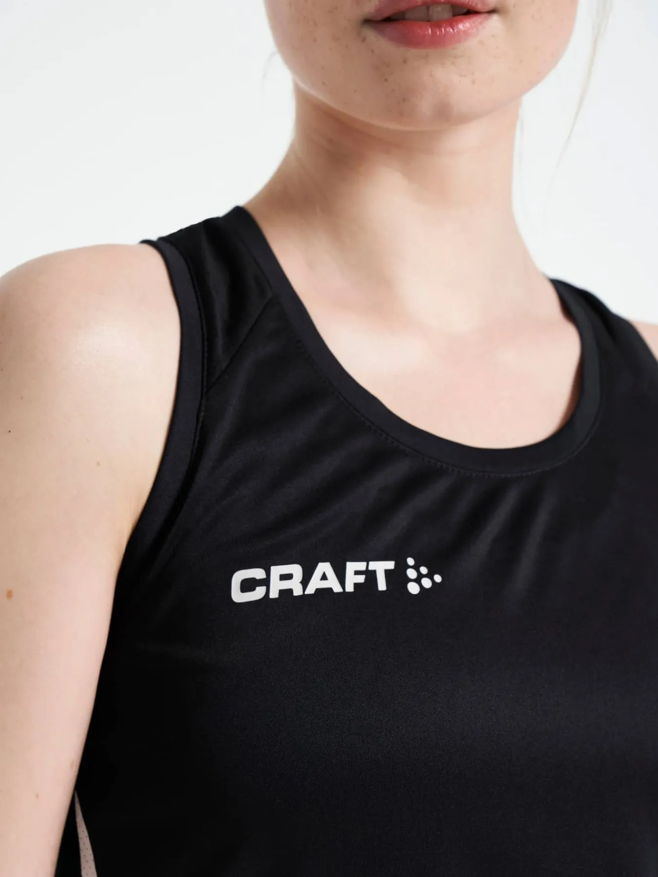 Craft Sportswear Linnen|Padel^PRO Control Impact Singlet W Black/White