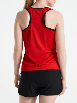 Craft Sportswear Linnen|Padel^PRO Control Impact Singlet W Bright Red/Black