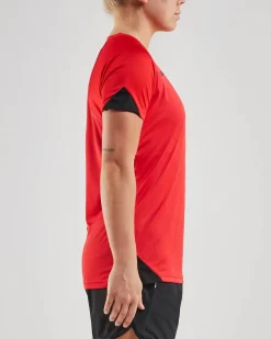 Craft Sportswear Padel|Teamwear^PRO Control Impact Ss Tee W Bright Red/Black