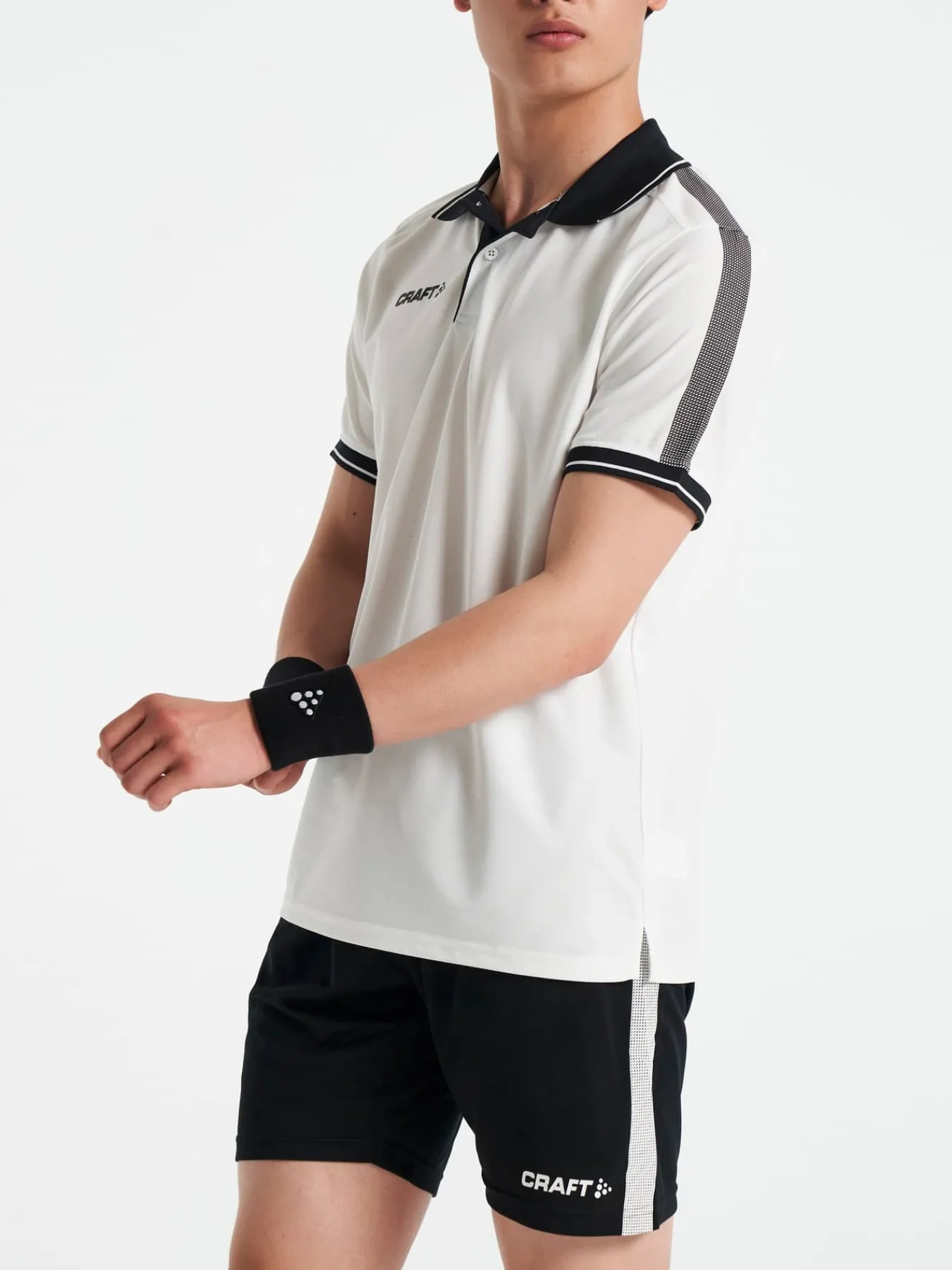Craft Sportswear T-Shirts & Tröjor|Träning^Pro Control Poloshirt M White/Black