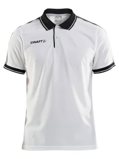 Craft Sportswear T-Shirts & Tröjor|Träning^Pro Control Poloshirt M White/Black