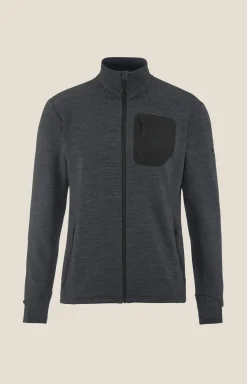 Craft Sportswear Mellanlager & Fleece|Mellanlager^PRO Explore Wool Midlayer M Black Melange