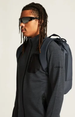 Craft Sportswear Mellanlager & Fleece|Mellanlager^PRO Explore Wool Midlayer M Black Melange