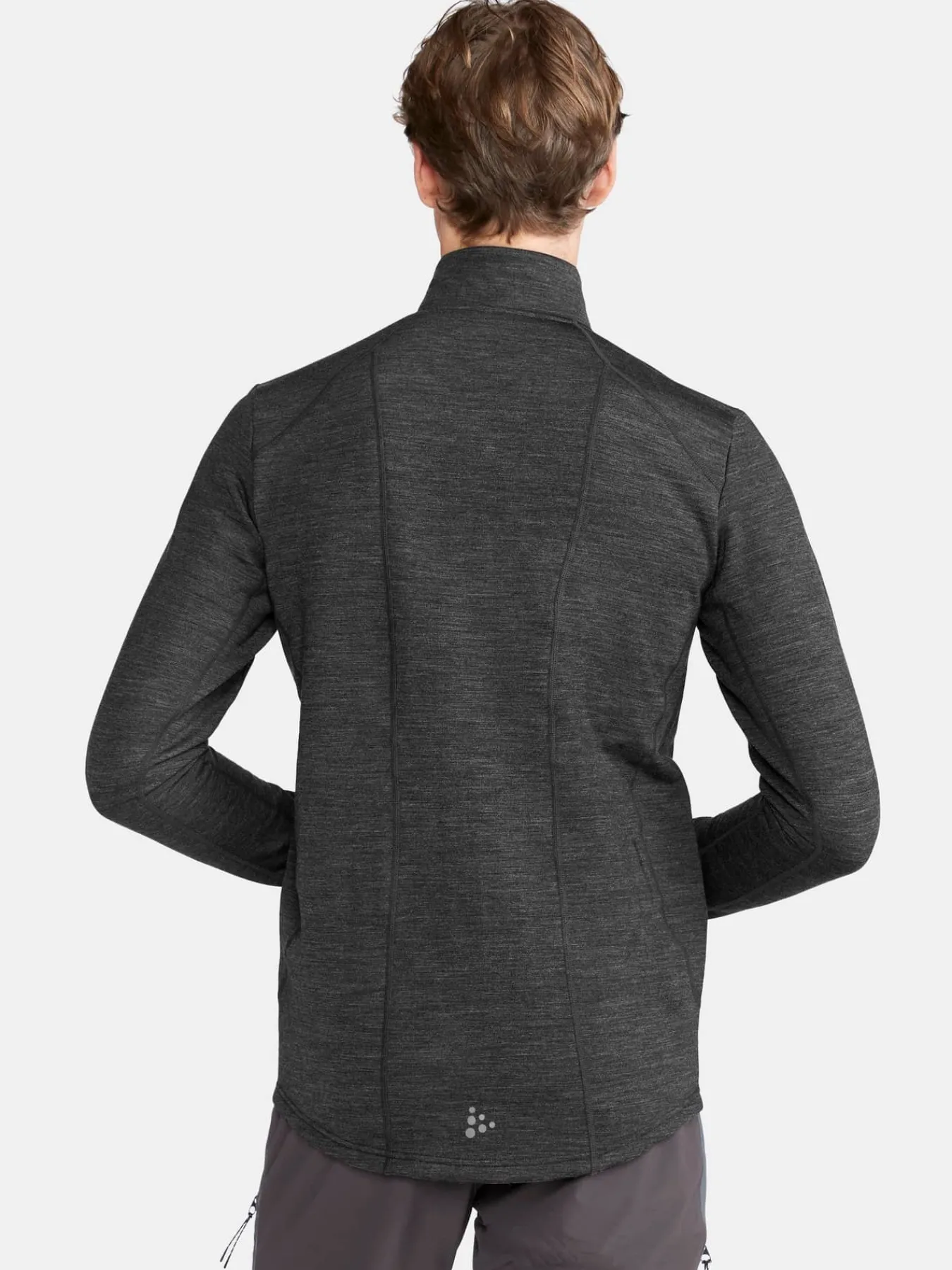 Craft Sportswear Mellanlager & Fleece|Mellanlager^PRO Explore Wool Midlayer M Black Melange
