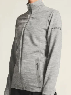 Craft Sportswear Mellanlager & Fleece|Mellanlager^PRO Explore Wool Midlayer W Grey Melange