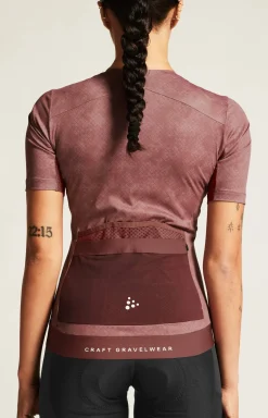 Craft Sportswear T-Shirts & Tröjor^PRO Gravel Ss Jersey W Rose Brown/Multi