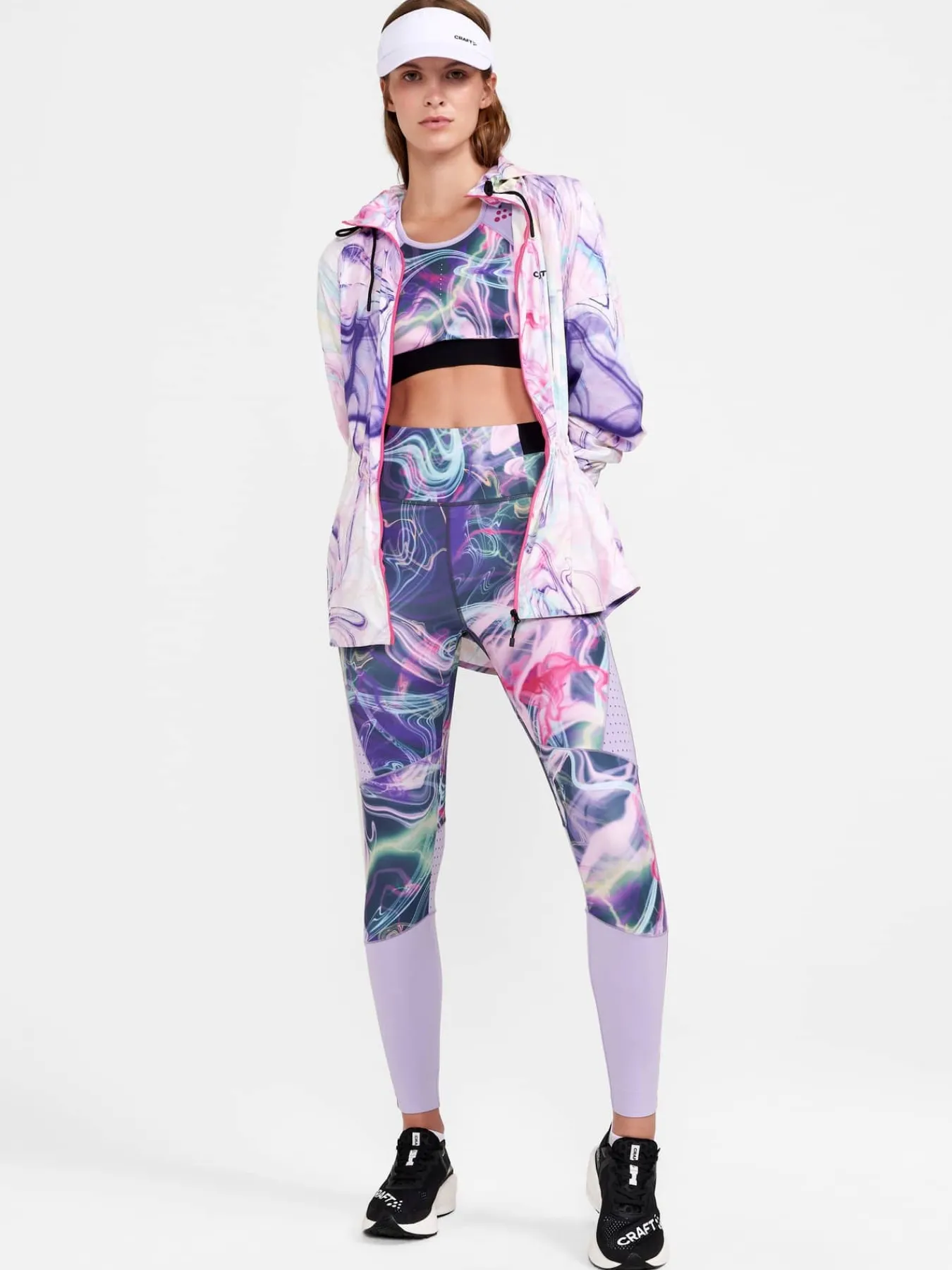 Craft Sportswear Linnen|Träning^PRO HiT Blocked Sport Top W Lavender-Print