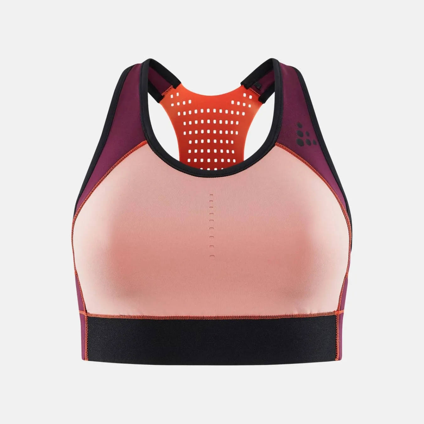 Craft Sportswear Linnen|Träning^PRO HiT Blocked Sport Top W Burgundy-Bleikur