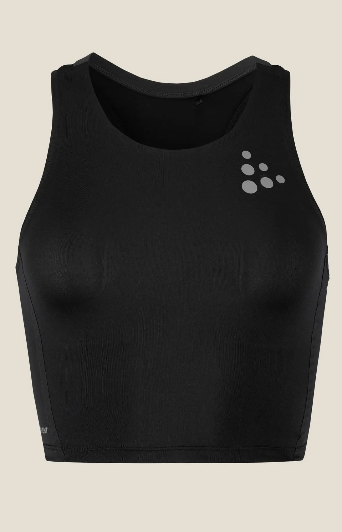 Craft Sportswear Linnen^PRO Hypervent Cropped Top 2 W Black