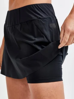 Craft Sportswear Kjolar^PRO Hypervent 2in1 Skirt W Black