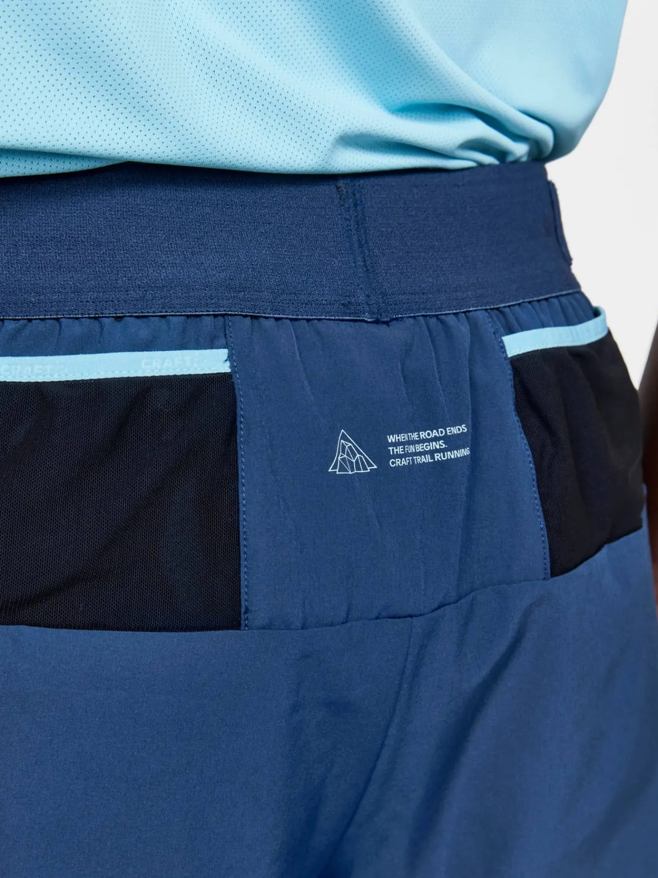 Craft Sportswear Shorts^PRO Trail 2in1 Shorts M Tide-Slate