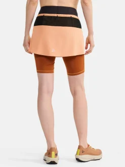Craft Sportswear Kjolar^PRO Trail 2in1 Skirt W Cliff-Mud