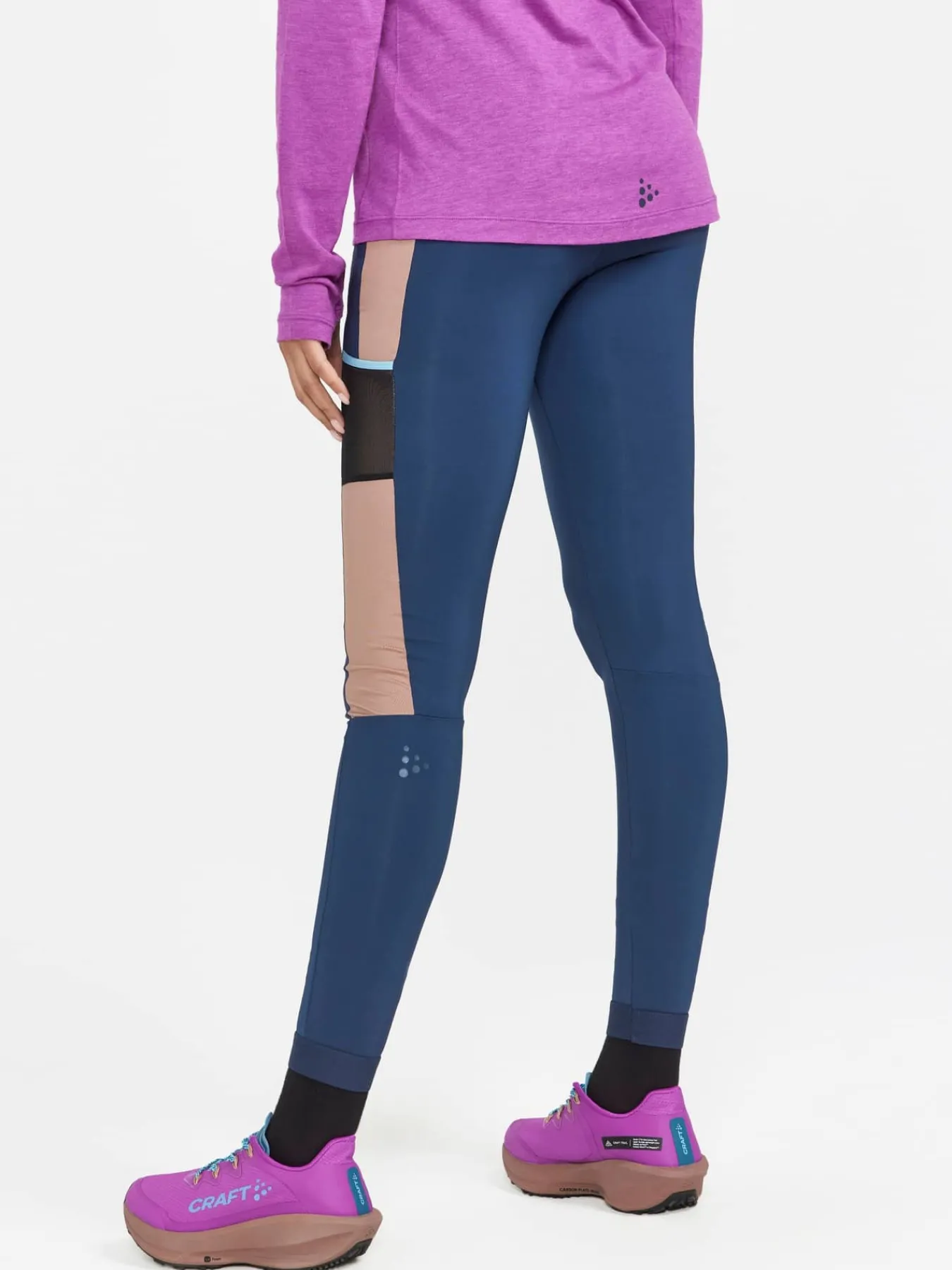 Craft Sportswear Tights^PRO Trail Tights W Tide-Sepia