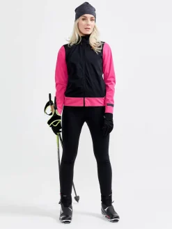 Craft Sportswear Jackor & Västar|Längdskidor^PRO Velocity Jacket W Black-Fame