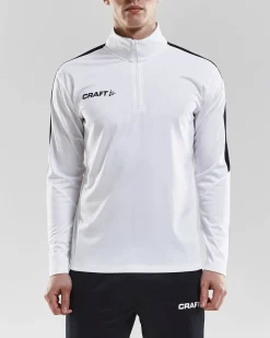 Craft Sportswear T-Shirts & Tröjor|Teamwear^Progress Halfzip Ls Tee M White