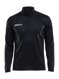 Craft Sportswear T-Shirts & Tröjor|Teamwear^Progress Halfzip Ls Tee M Black