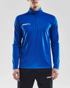 Craft Sportswear T-Shirts & Tröjor|Teamwear^Progress Halfzip Ls Tee M Royal Blue