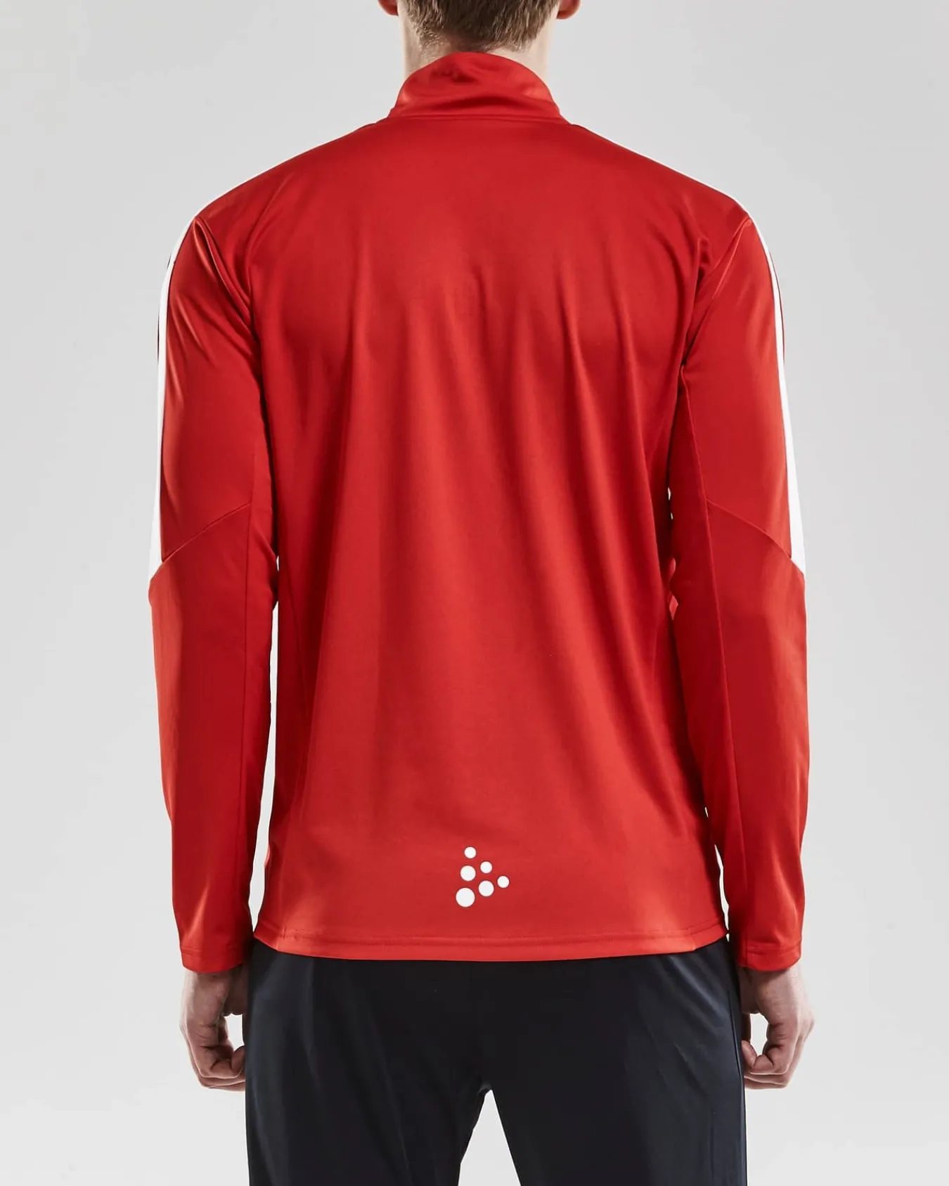 Craft Sportswear T-Shirts & Tröjor|Teamwear^Progress Halfzip Ls Tee M Bright Red