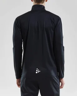 Craft Sportswear T-Shirts & Tröjor|Teamwear^Progress Halfzip Ls Tee M Black/White
