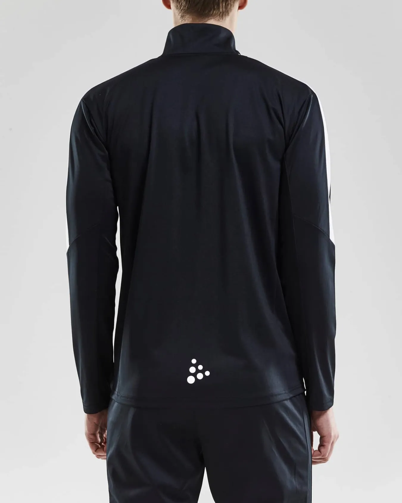 Craft Sportswear T-Shirts & Tröjor|Teamwear^Progress Halfzip Ls Tee M Black/White