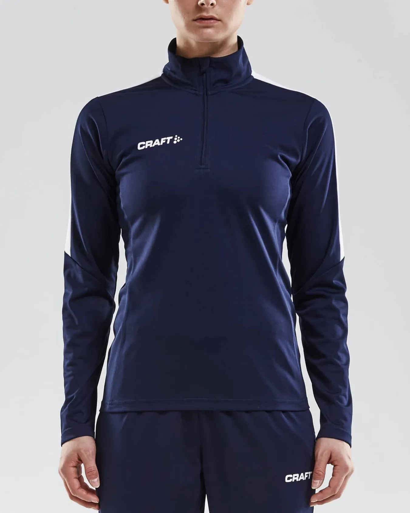 Craft Sportswear Teamwear^Progress Halfzip Ls Tee W Navy