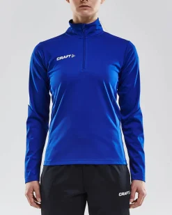 Craft Sportswear Teamwear^Progress Halfzip Ls Tee W Club Cobolt