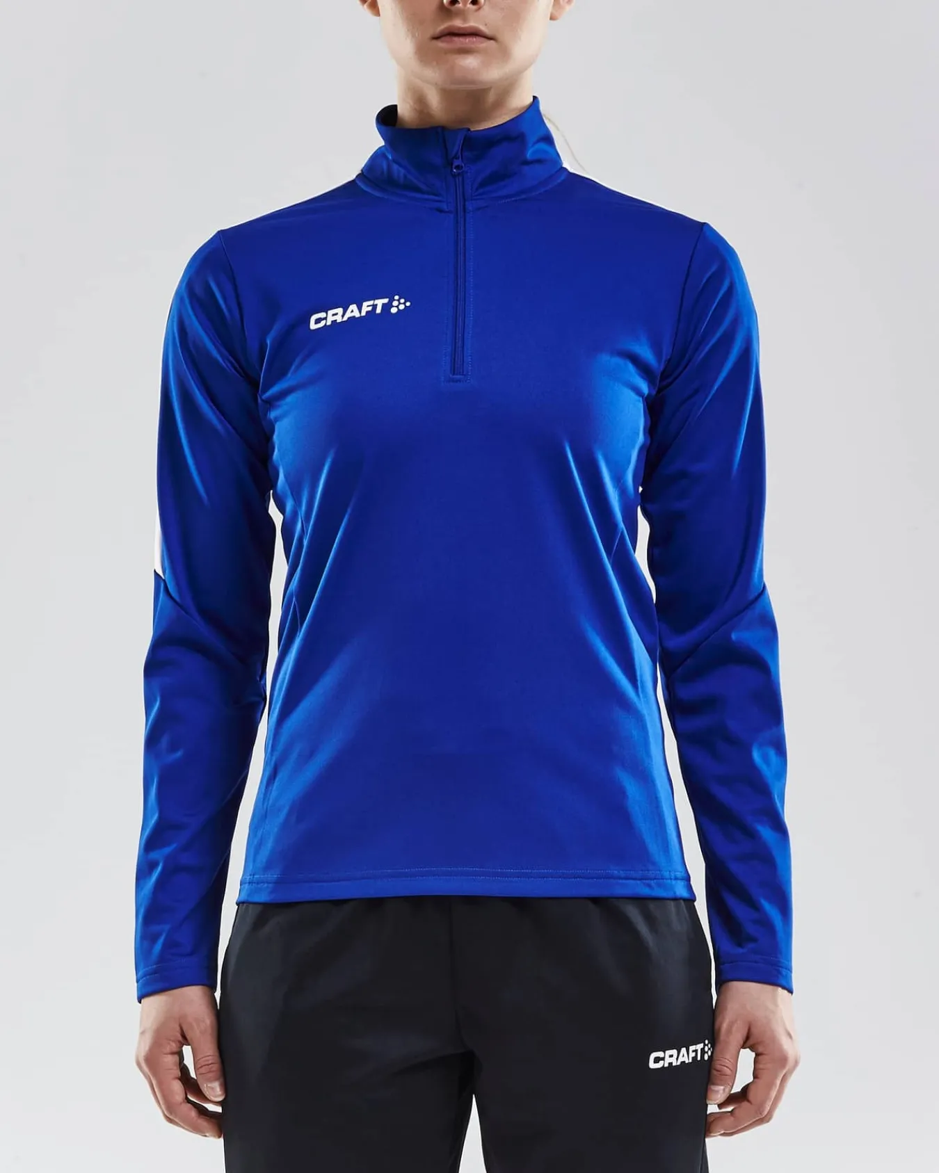 Craft Sportswear Teamwear^Progress Halfzip Ls Tee W Club Cobolt