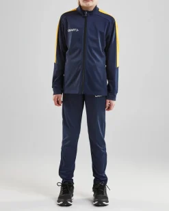 Craft Sportswear Jackor^Progress Jacket Jr Navy/Sweden Yellow