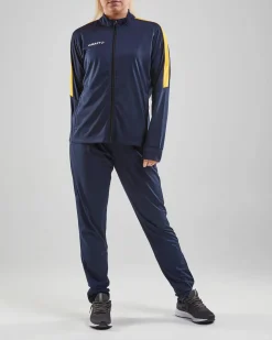 Craft Sportswear Jackor & Västar|Teamwear^Progress Jacket W Navy/Sweden Yellow