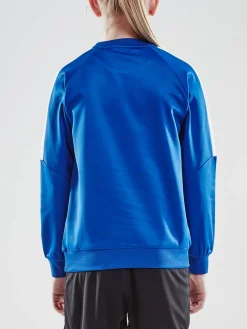 Craft Sportswear Sweatshirts & Hoodies^Progress R-Neck Sweater Jr Club Cobolt/White